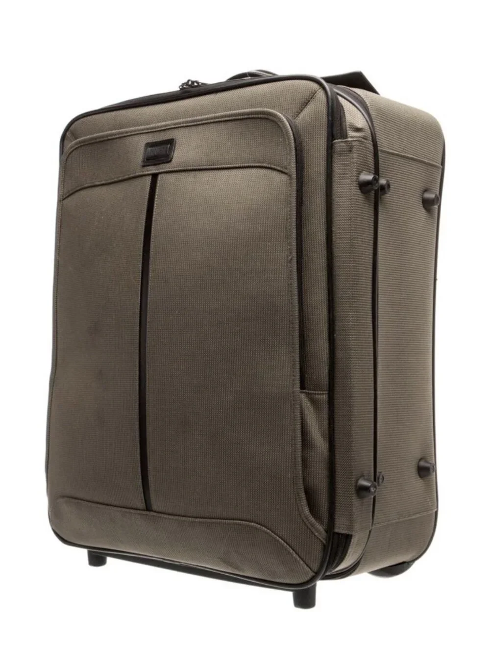 Hartmann Authentic Taupe Gray Beige Black Suitcase Luggage
